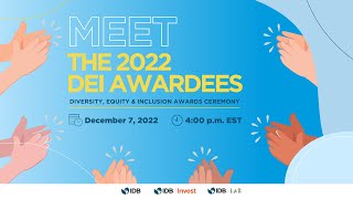 Meet the 2022 Diversity, Equity, and Inclusion Awardees