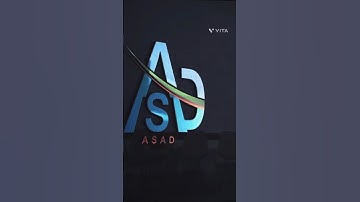 Asad Logo Name Design ✅ #shorts #youtubeshorts #asad #shortsvideo #viral #logo #trending