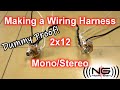 Making A Custom Wiring Harness for 2x12 (mono/stereo)