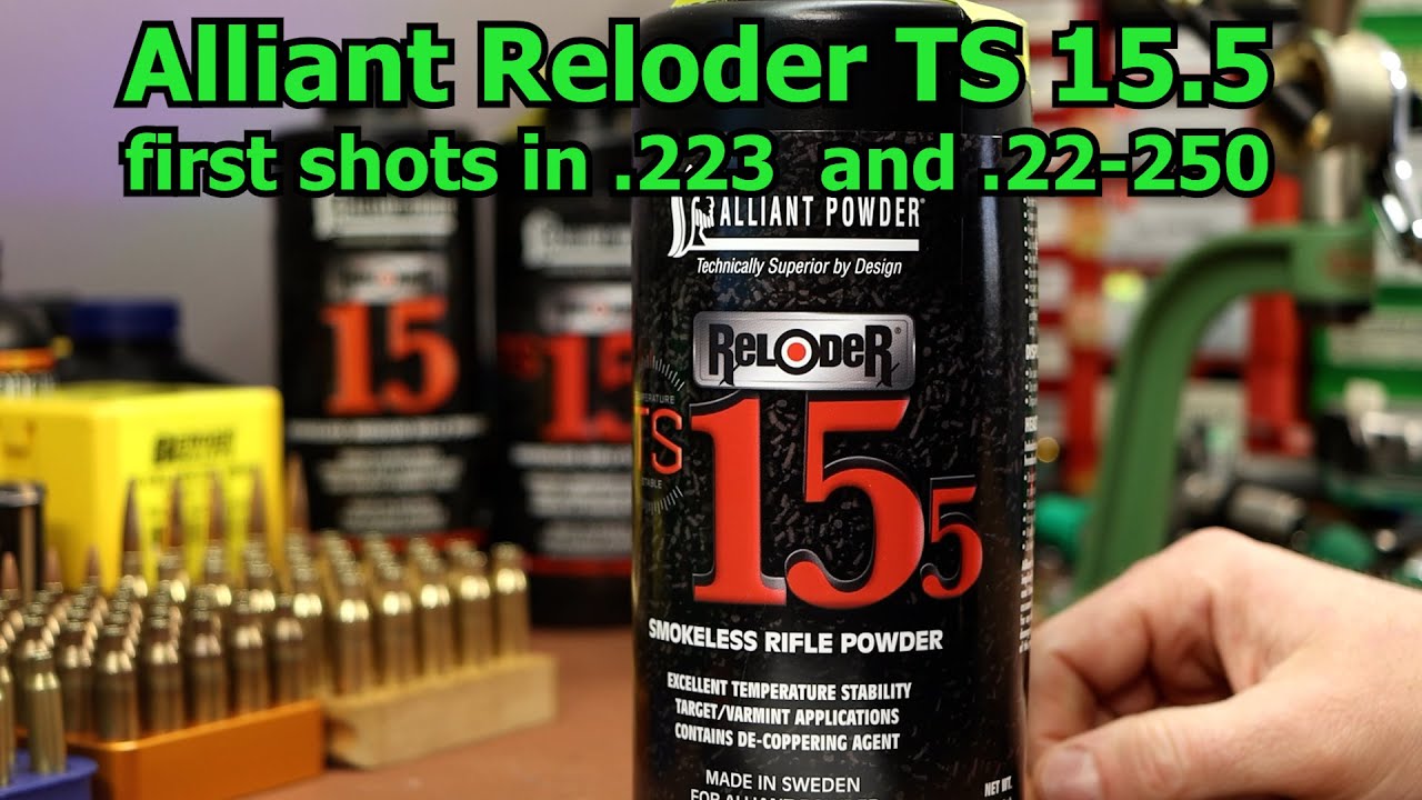 Alliant Reloder TS 15.5 - .223 & .22-250