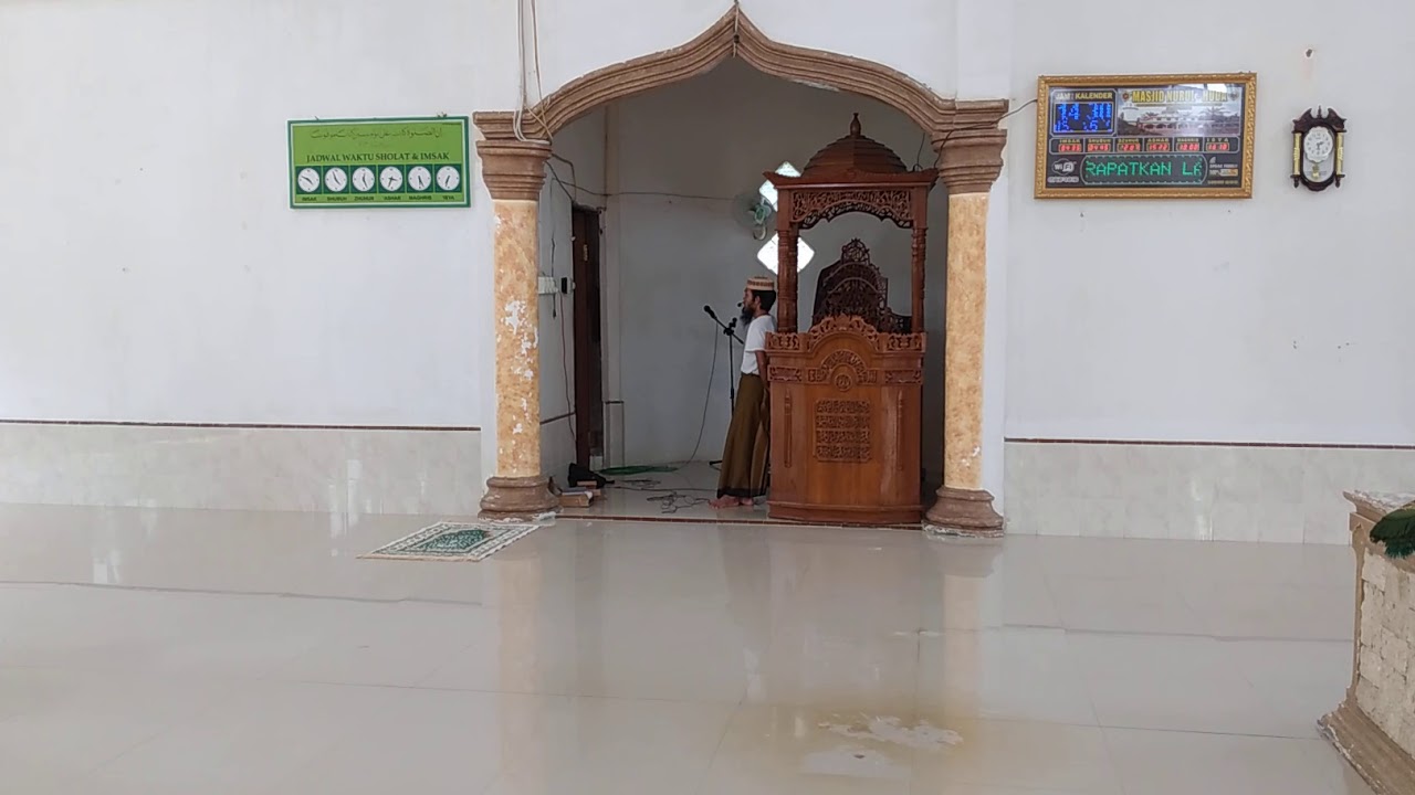 Sound Masjid Merdu. Teknisi Soundsystem Masjid. Masjid Nurul Huda, Bagan Sinembah Raya, Rohil Riau