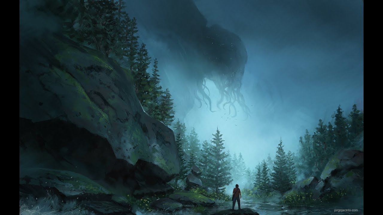 Ipad ProCreate Digital Painting - Eldritch Sightings - Time-Lapse - YouTube
