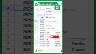 Google Sheet Freeze Top Row & First Column Trick in Tamil | Google Sheets Tips & Tricks