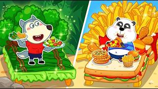 Wolfoo is getting fat!🍔STOP EATING JUNK FOOD! | Wolfoo and Friends