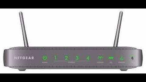 Netgear DGN2000 Wireless-N Router with DSL Modem Configuration Setting