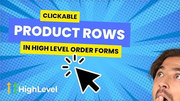 Fix High Level Order Forms To Make Products & Prices Clickable