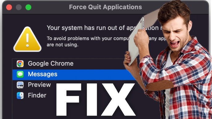 System has Run out of Application Memory Mac ✔️ FIX 