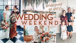 WEDDING VLOG: Behind the scenes of a Mennonite Wedding! | setup, rehearsal, bridesmaids' duties