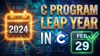 C Program to Check Leap Year | Leap Year Logic Explained Simply!