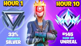 Silver to UNREAL SOLOS Ranked SPEEDRUN in 10 Hours (Chapter 5 Fortnite) by Brecci 373,140 views 4 months ago 31 minutes