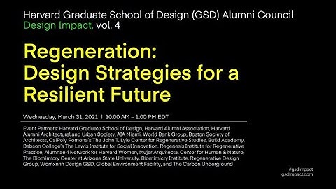 Design Impact Vol. 4: Regeneration: Design Strategies for a Resilient Future