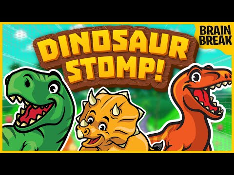 Dinosaur Stomp!, Dino Brain Break, Freeze Dance