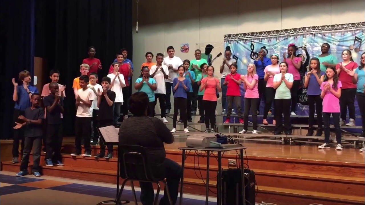 Bleyl Middle School 6th Grade Choir Blue Suede Shoes YouTube