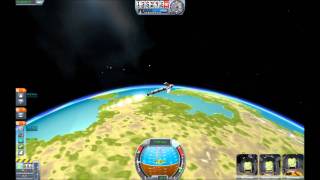 Kerbal Space Program - Orbit and Re-entry demonstration