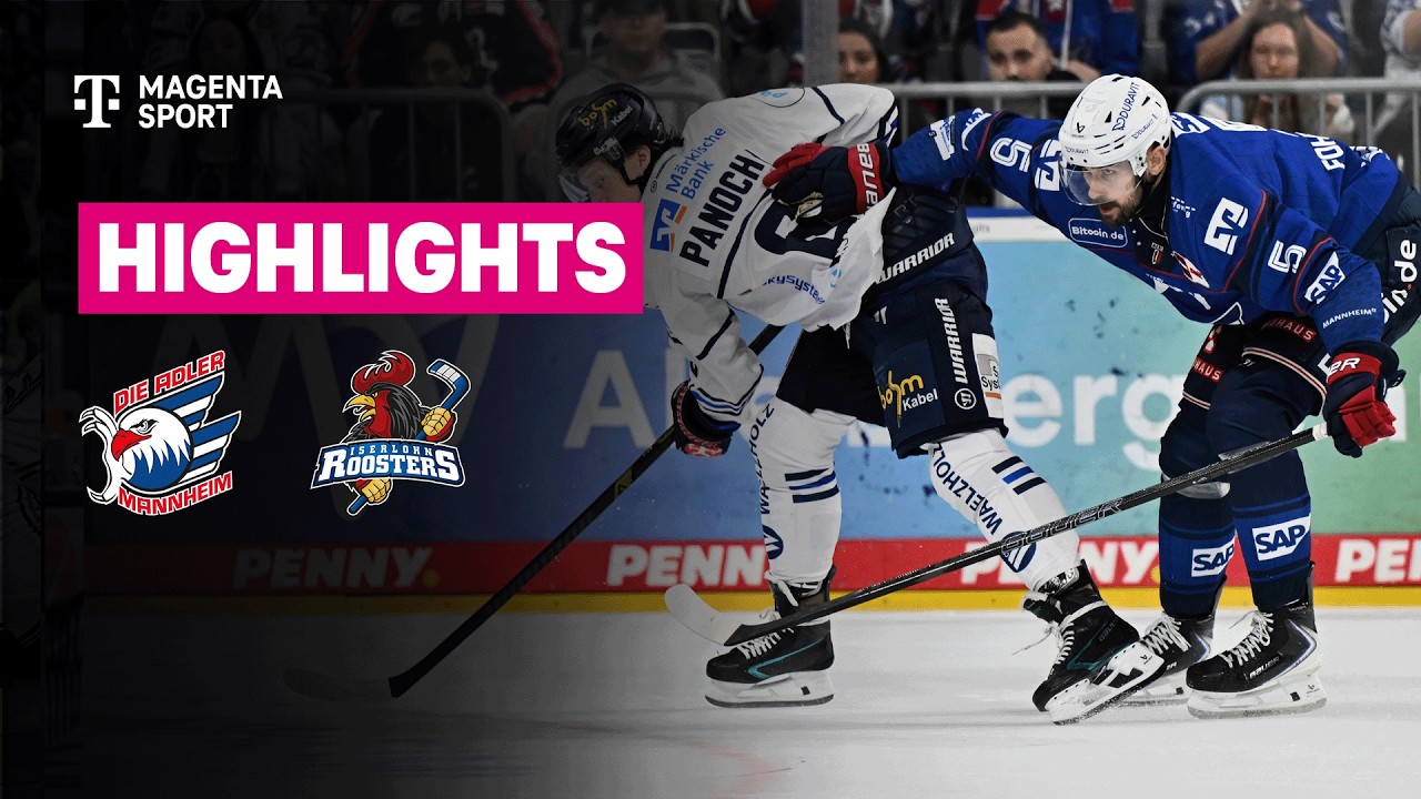 Adler Mannheim - Iserlohn Roosters | PENNY DEL | MAGENTA SPORT