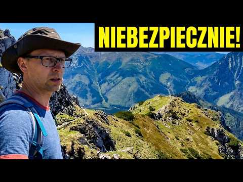 TATRY niby łatwy szlak ale jedno miejsce jest NIEZWYKLE NIEBEZPIECZNE !