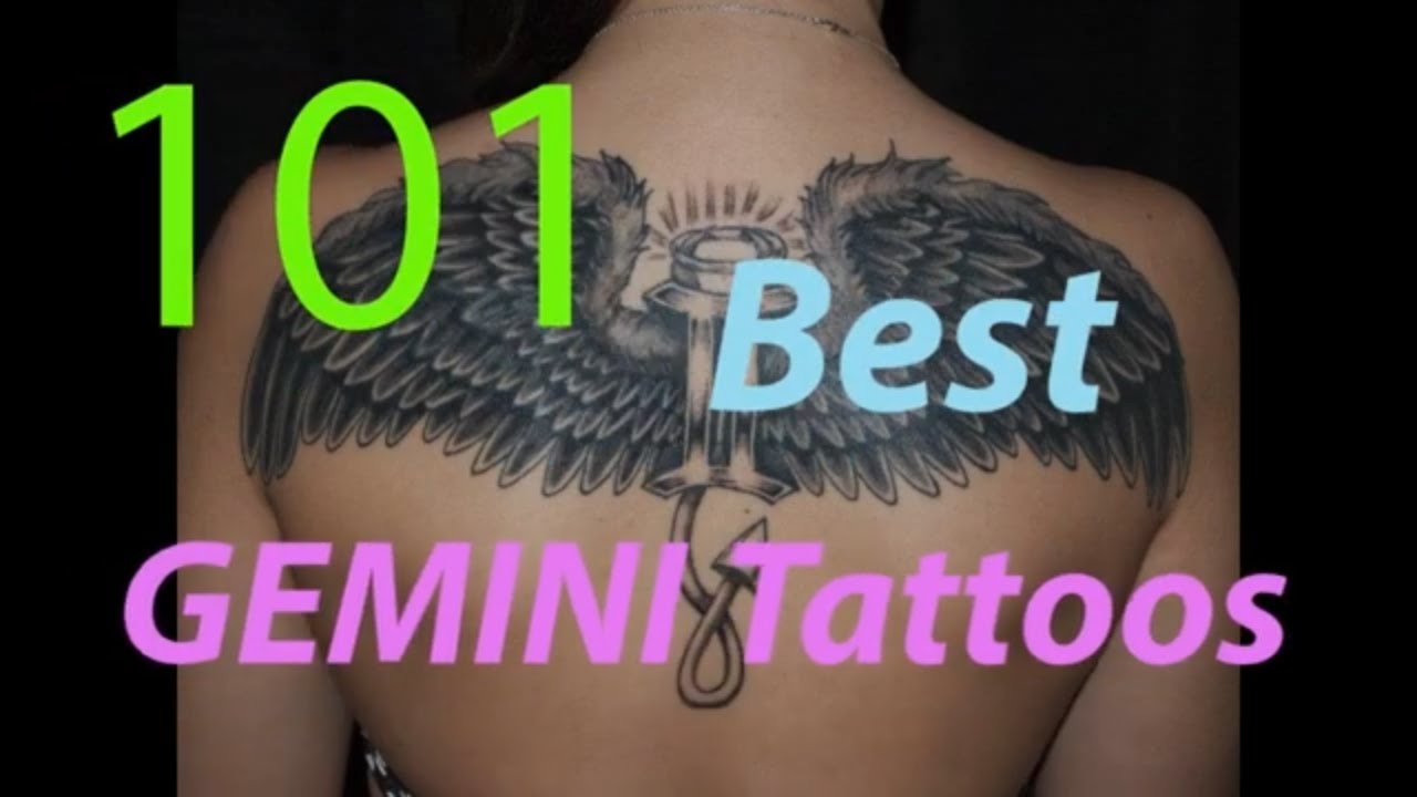 Zodiac signs gemini. Tattoo design Stock Vector | Adobe Stock