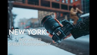 QUIET POV Winter Street Photography in New York | EOS R + 24105mm F4