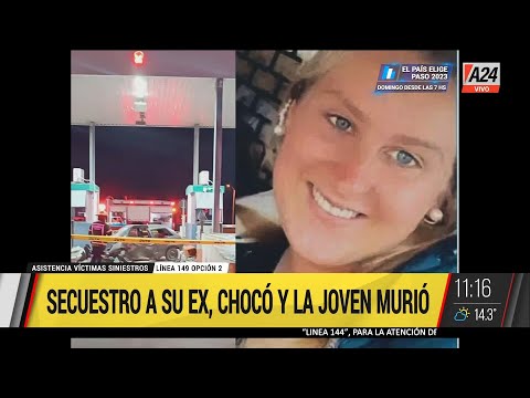 Uruguay: secuestró a su ex, chocó y la joven murió