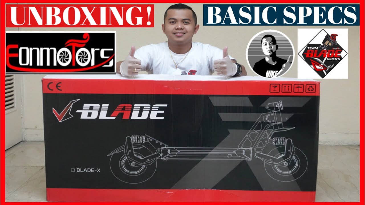 โปร blade & soul  Update New  NEW BEAST!🔥| BLADE X PRO 2021| UNBOXING \u0026 BASIC SPECS | Eon Motors | James Angelo TV | Vlog no. 88