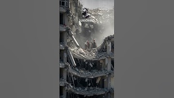 The building collapsed by itself #aivideo #aidarkvideo #explosion #big #collapse