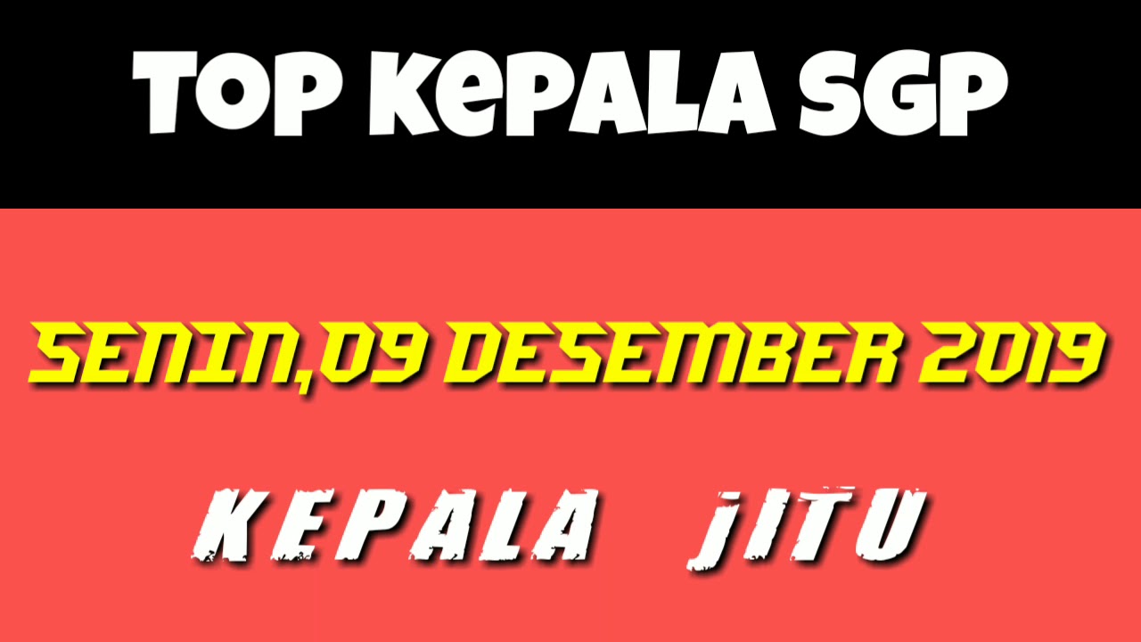 8+ Prediksi Jitu Sgp Hari Ini Senin