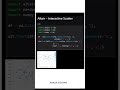 Visualizing interactive scatter using altair &amp; pandas with python #programming #pythoncode #yt #fyp