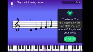 Apps for kids playing the piano screenshot 5