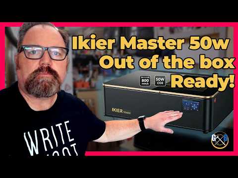 This Laser is out of the Box Ready: The 50w CO2 iKier Master