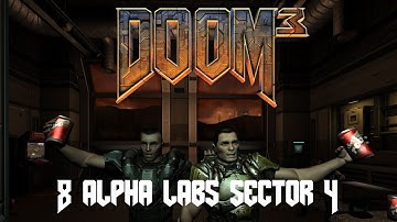 Doom 3 BFG 100% HD Walkthrough 8 Alpha Labs Sector 4