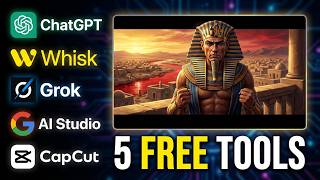 How I Made a Long AI Video With No Editing (5 Free Tools Step by Step) screenshot 2