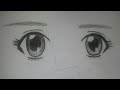 رسم عيون ٲنمي كيوت وجميلة| How to draw manga girl eye