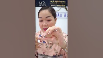 Hoa tai kim cương khoen đài hoa vuông lớn sang - Ngọc Châu Âu