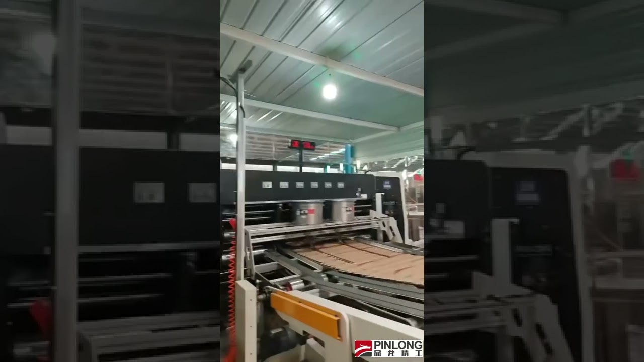 Automatic carton box machine / flexo printer 