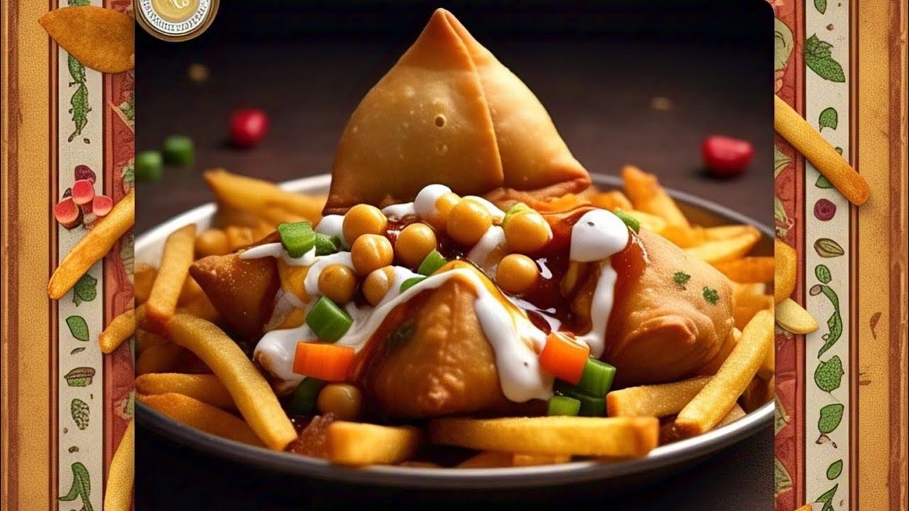 Fries and Samosa Chaat Order 