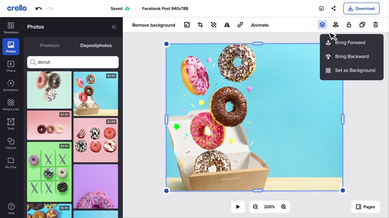 A design tool | Learn to use Crello in 5 easy steps - YouTube