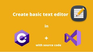 How to create a text editor in C# Visual Studio | Basic text editor | Arnob Arpon