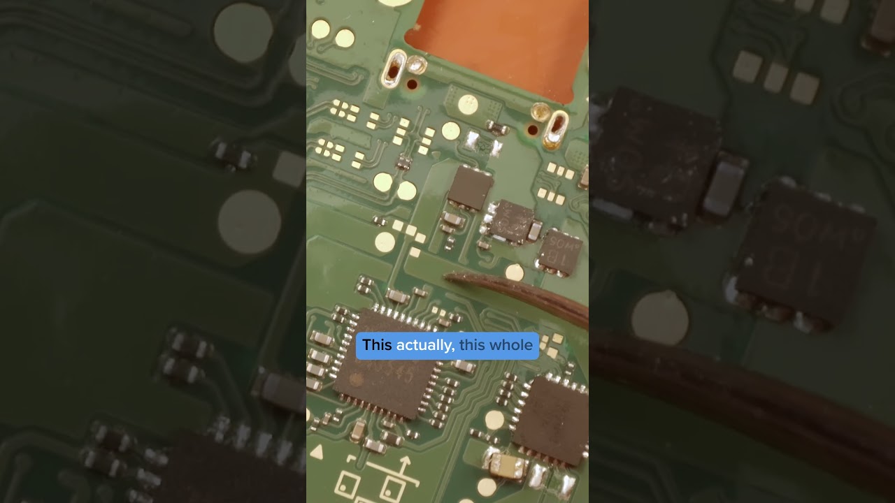 Ever seen popcorning on a PCB before? #tronicsfix  #diy  #nintendo  #nintendoswitch