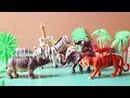 Fun Video with Animal Toys - Baby Animal Toys Find Mom - Fun Video For Kids