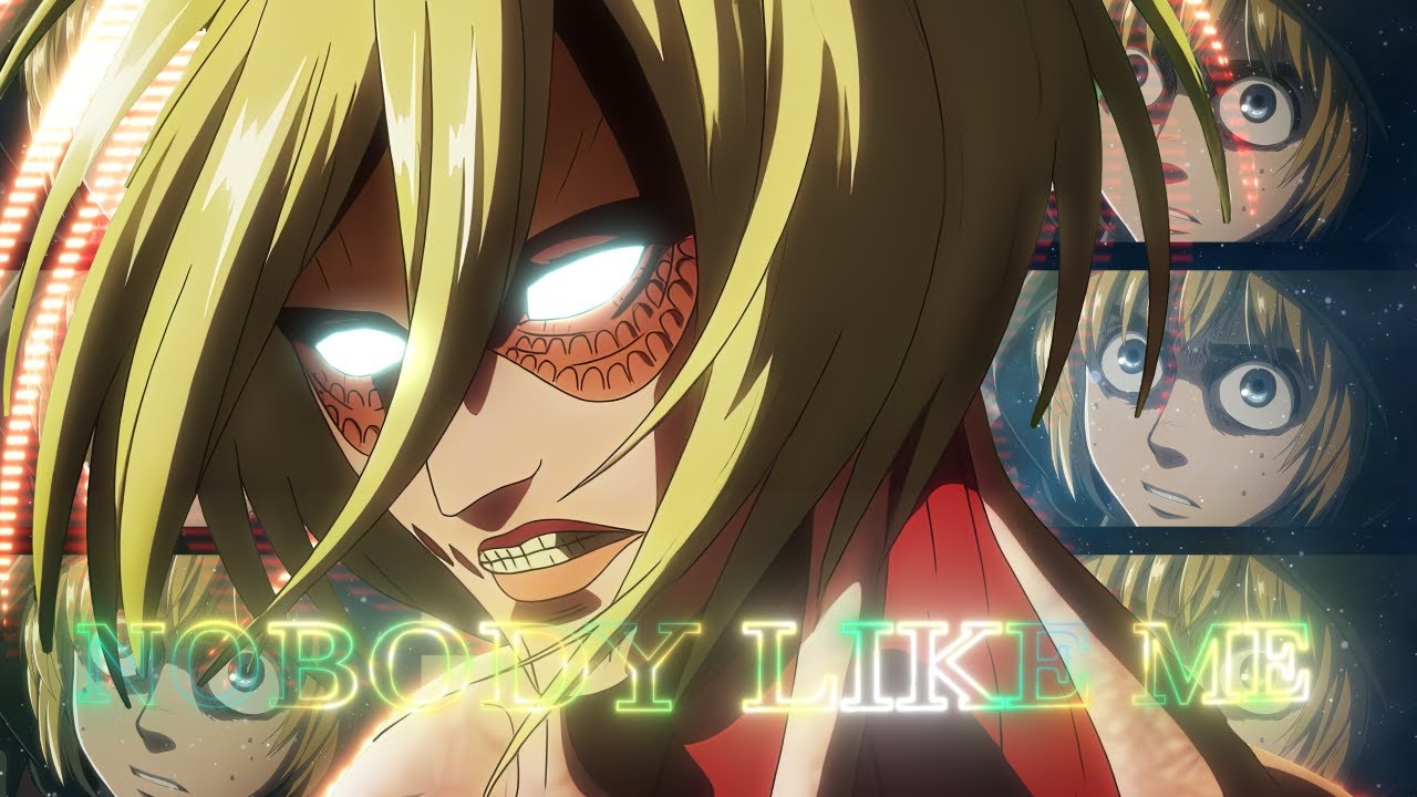 ATTACK ON TITAN (EREN x ANNIE) - Nobody Like Me [Edit/AMV] 4K