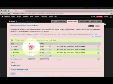 34. How to put field labels inline and hide the text below a fivestar rating (a Drupal how-to)