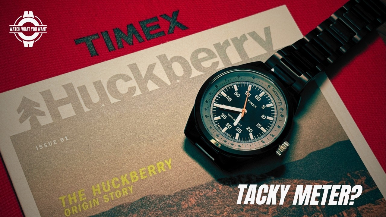 Timex x Huckberry Black Max 1979 quartz watch reissue - YouTube