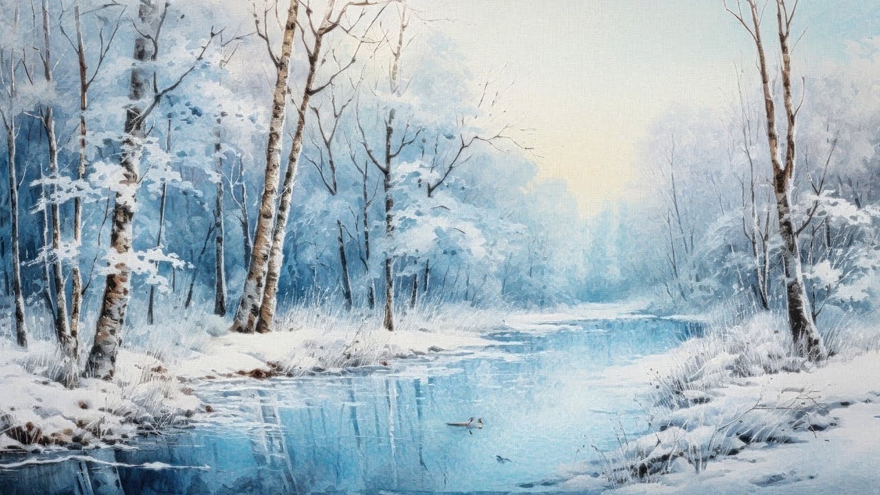 Snow ️ Art Screensaver for Your TV HD wallpaper winter Samsung