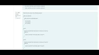 02 Java Test |  Spoken Tutorial question answers | MCQ