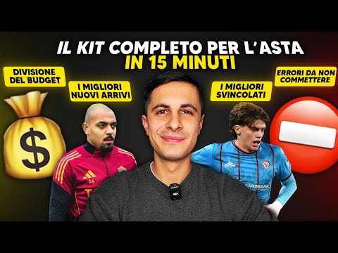 Video Guarda questo video PRIMA dellAsta di Riparazione del Fantacalcio