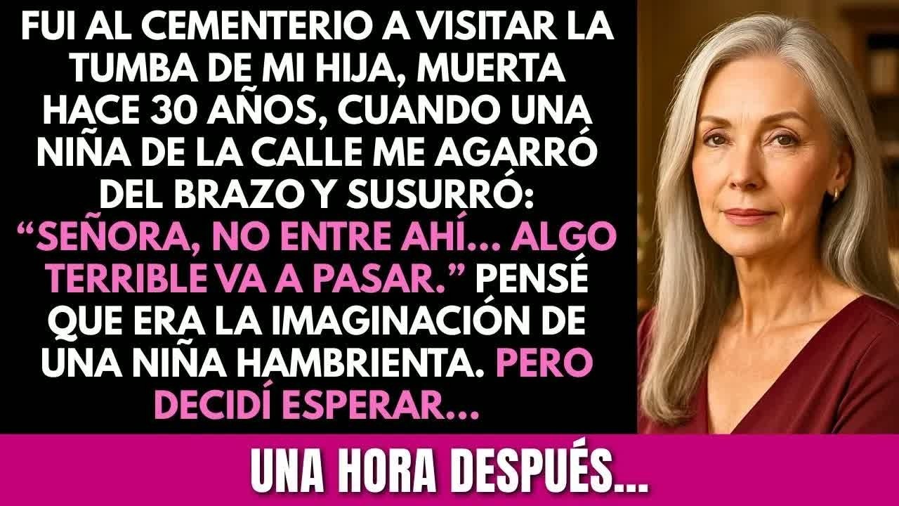 ＂No entre   algo terrible va a pasar＂ dijo una niña de la calle  Decidí esperar  Una hora despué