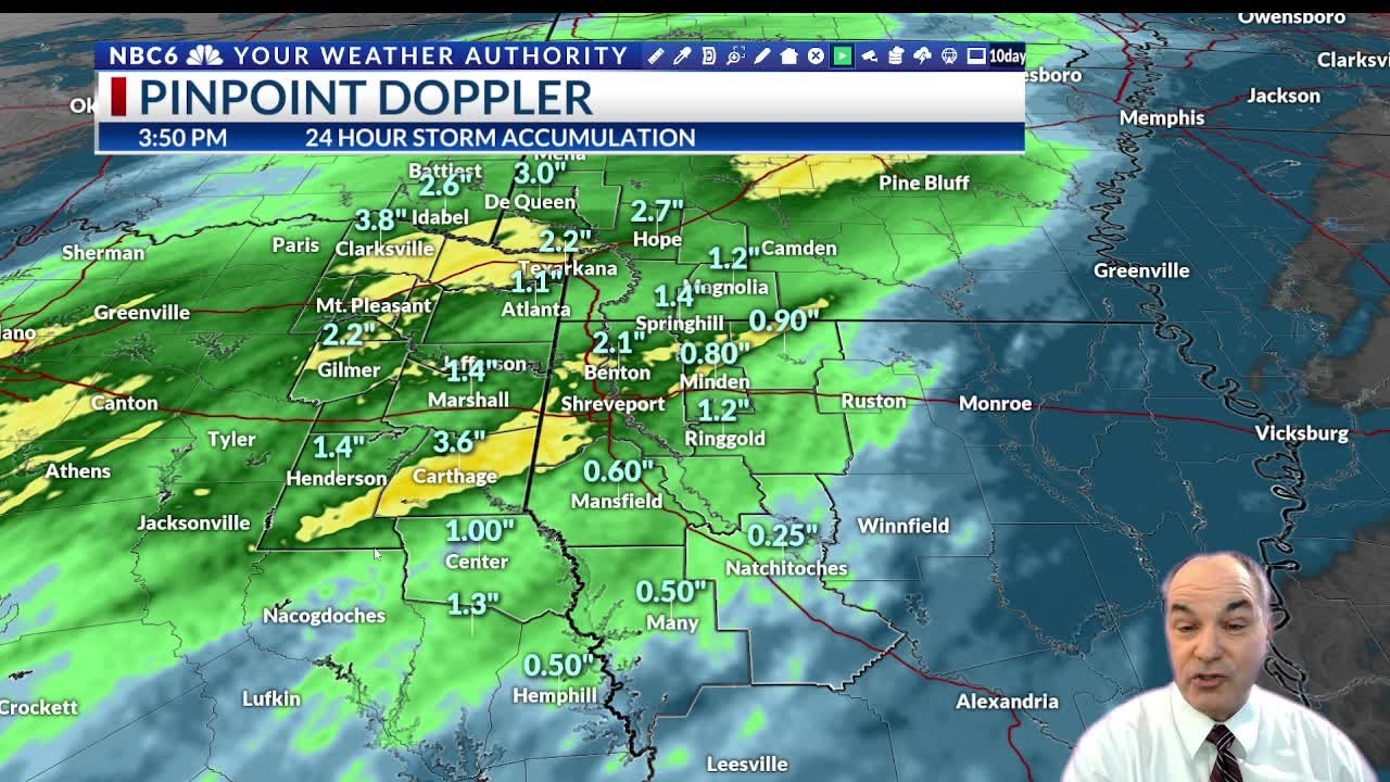Rain returns Saturday & strong storms return late Tuesday - YouTube