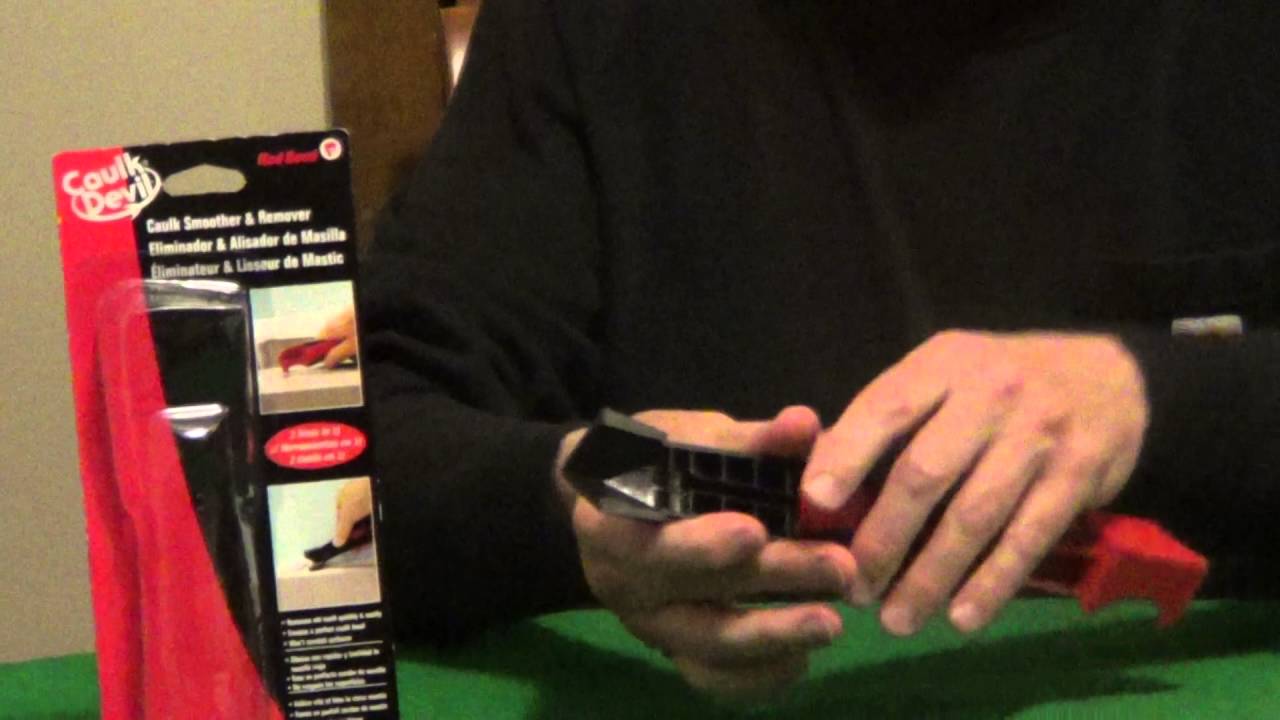 Caulk Remover and Smoothing Tool
