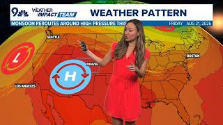 Latest forecast Colorado warms up with increased storm chances
