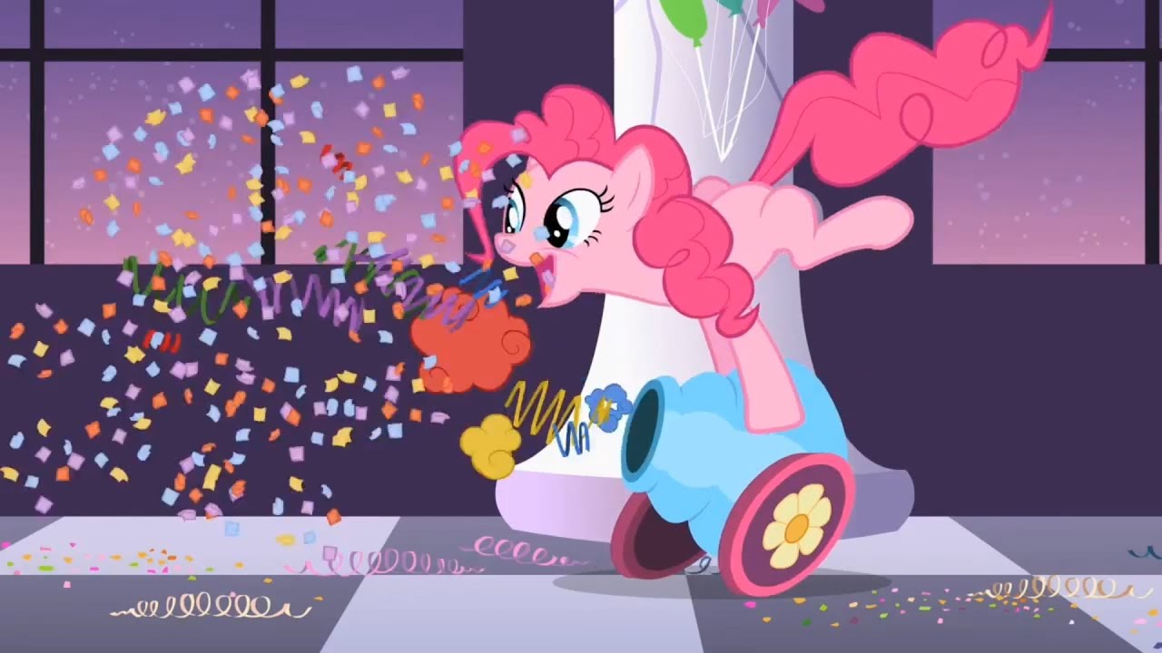 Pinkie Pie - Oh, I never leave home without my party cannon!